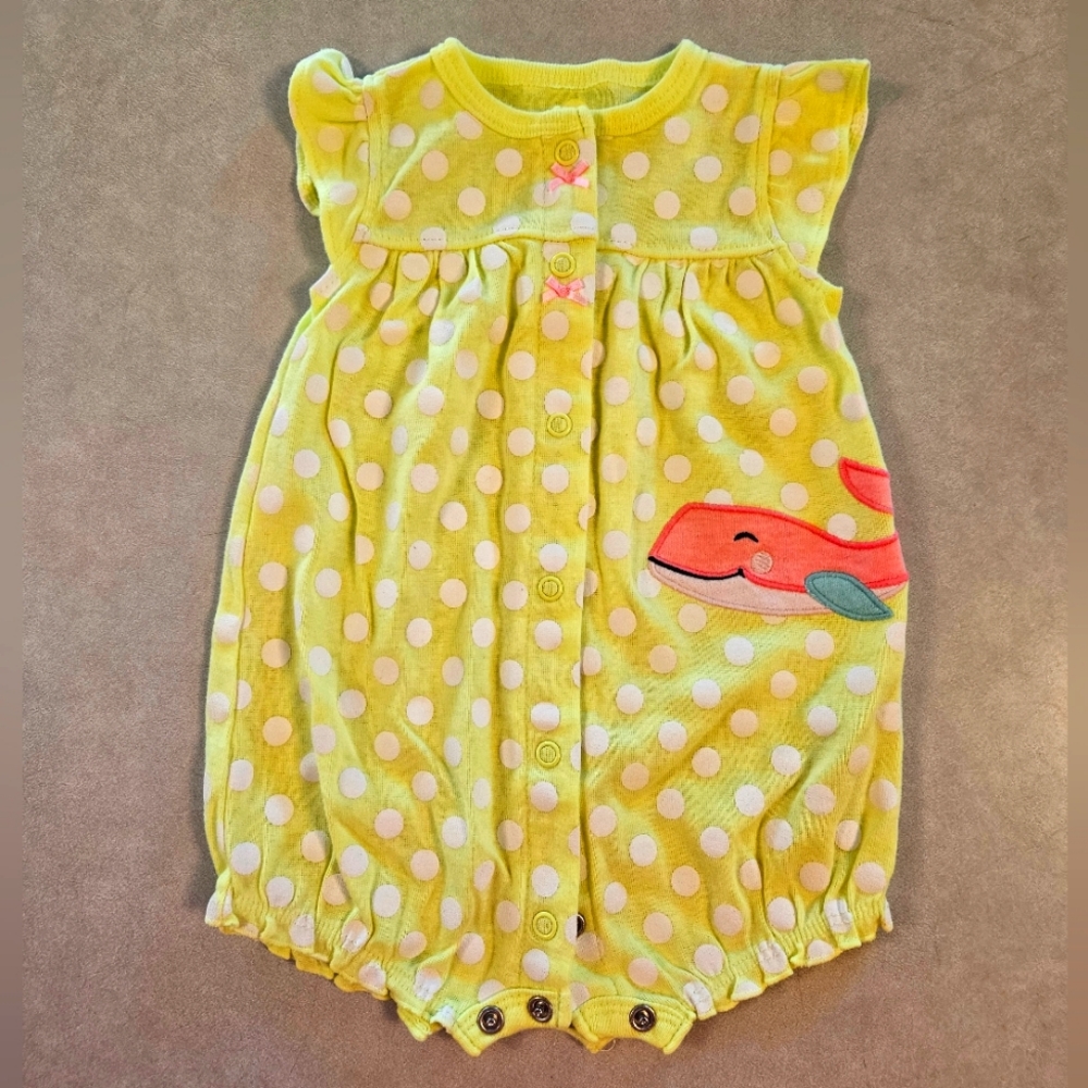 Carter's Baby Polka Dot Romper, 6 months